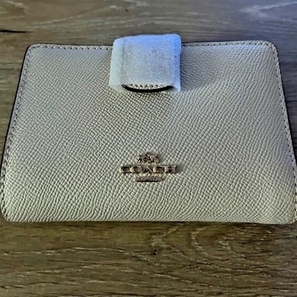 Coach white wallet